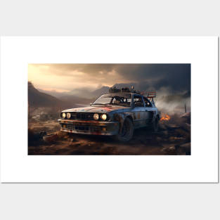 Post-Apocalypse BMW E30 Posters and Art